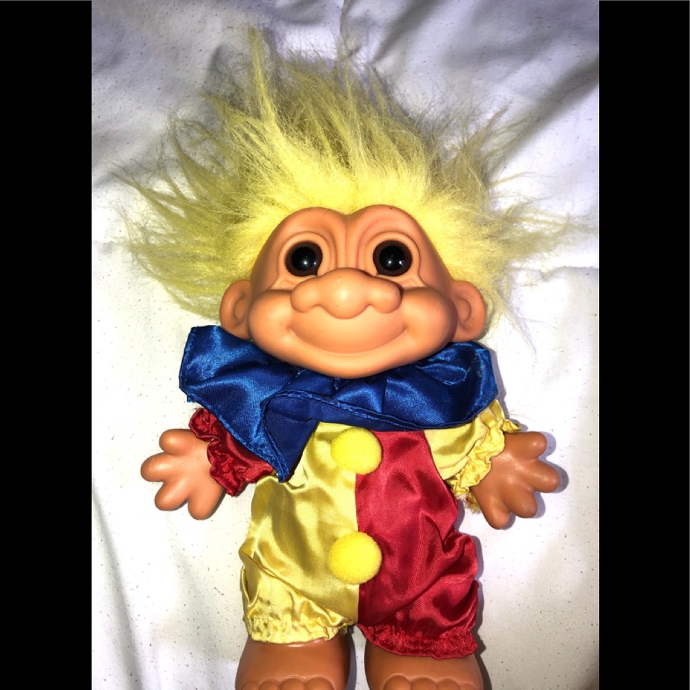 Very rare clown troll doll
